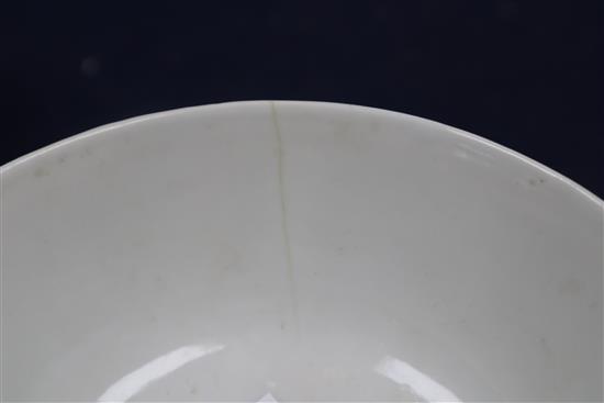 A collection of four mixed Chinese bowls largest diameter 14cm